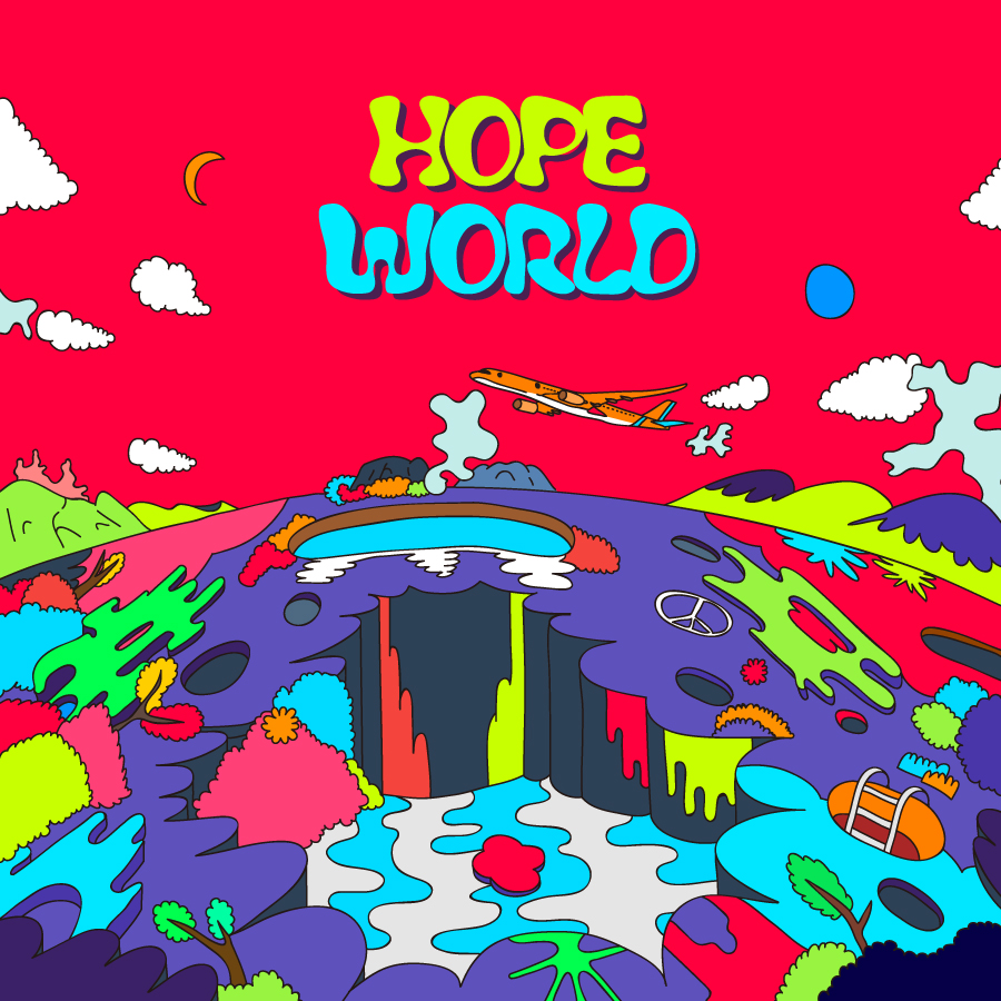 HOPE WORLD 앨범 커버입니다.