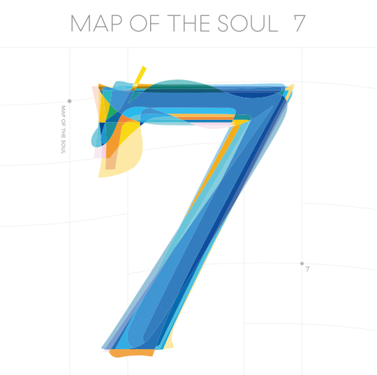 MAP OF THE SOUL : 7 앨범 커버입니다.