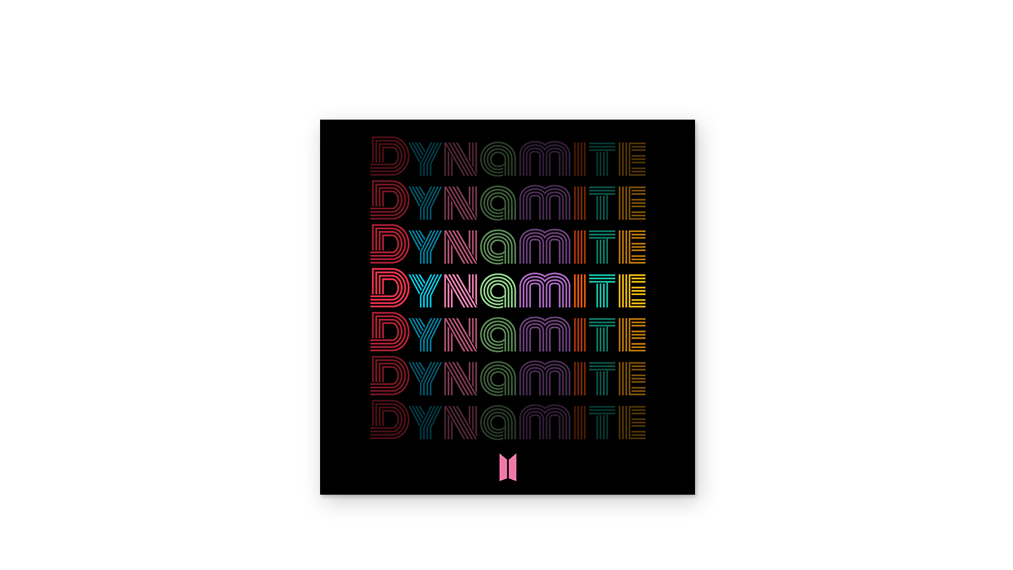 BTS Dynamite Album Cover