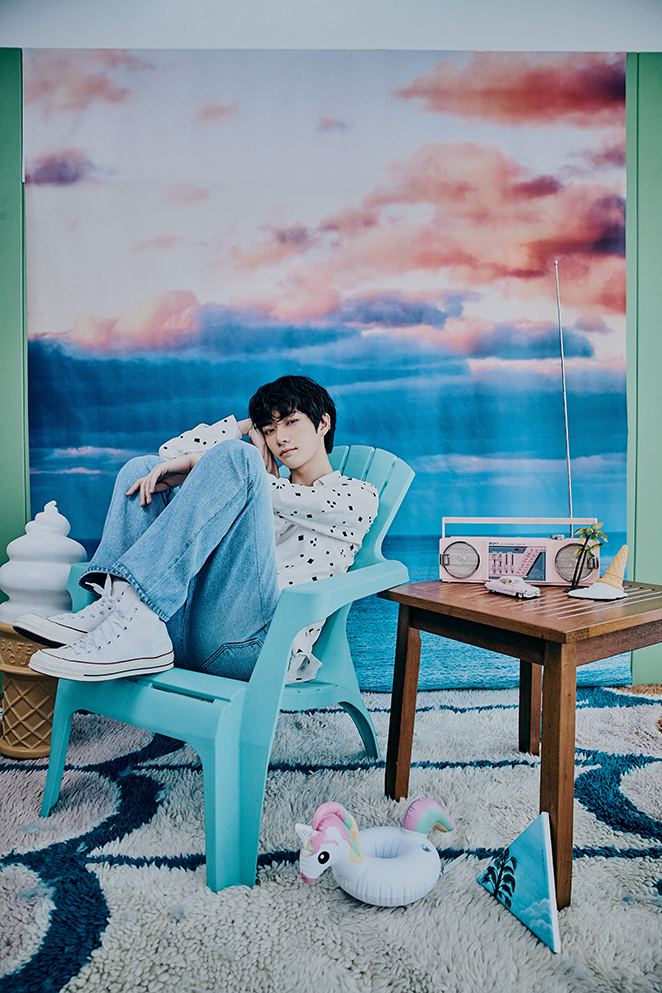 AR-Beomgyu; Photo of TOMORROW X TOGETHER member BEOMGYU.