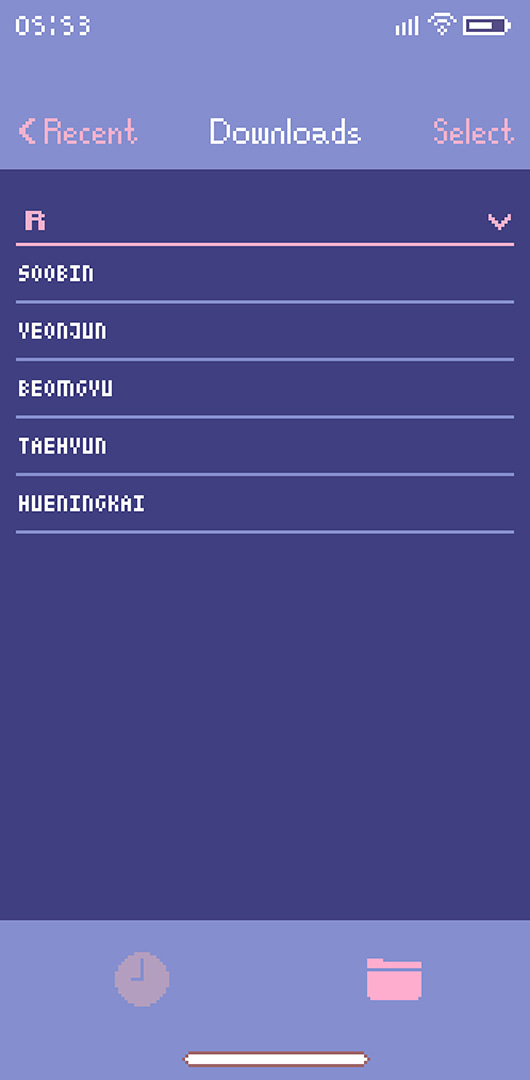 Minisode1 : BLUE HOUR; TOMORROW X TOGETHER (R-Downloads) List.