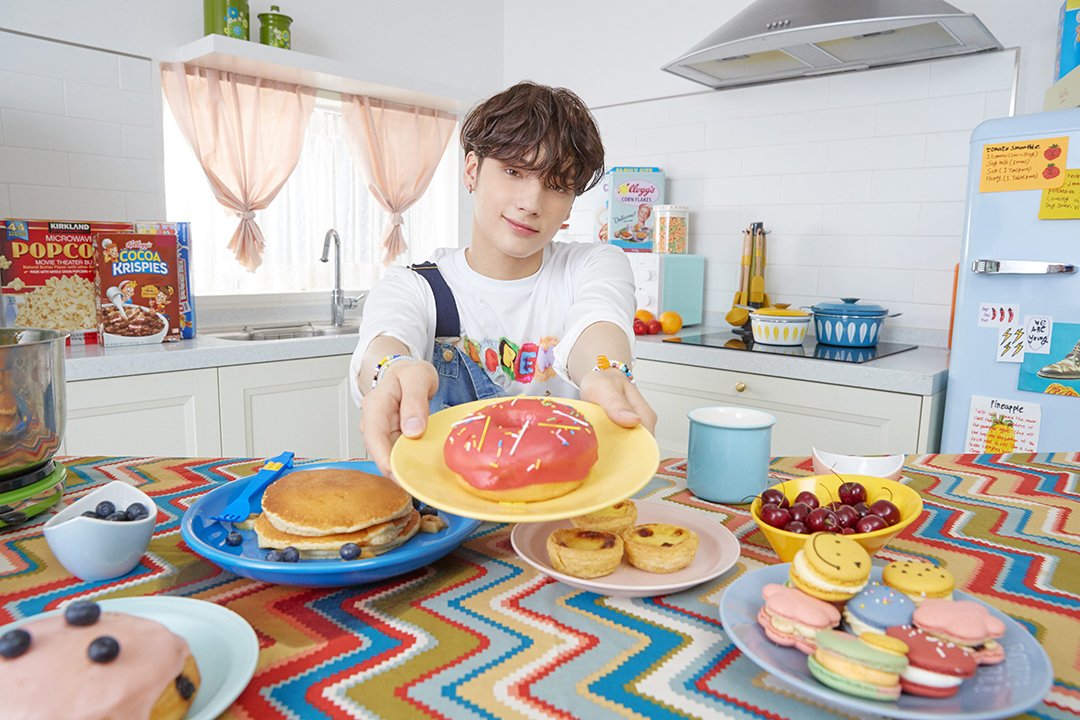 R-Group; Photo of TOMORROW X TOGETHER member HUENINGKAI.