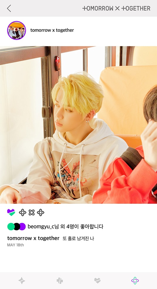 PORT-Group; Photo of TOMORROW X TOGETHER member YEONJUN.