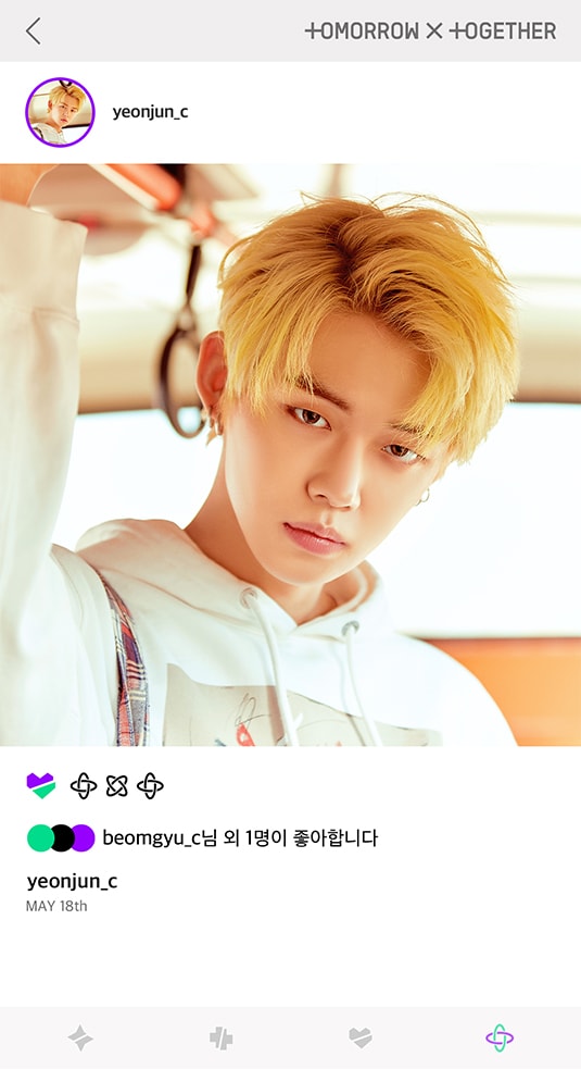 PORT-Yeonjun; Photo of TOMORROW X TOGETHER member YEONJUN.