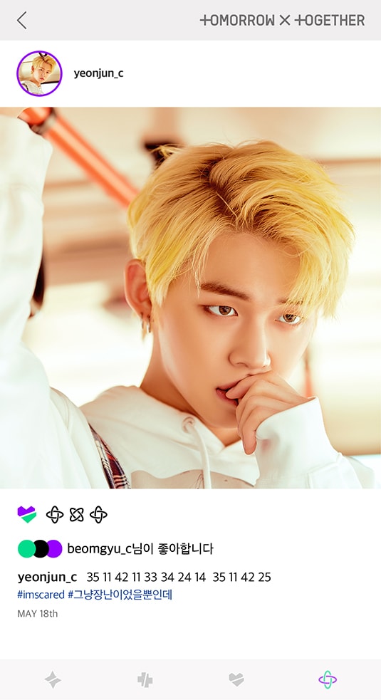 PORT-Yeonjun; Photo of TOMORROW X TOGETHER member YEONJUN.