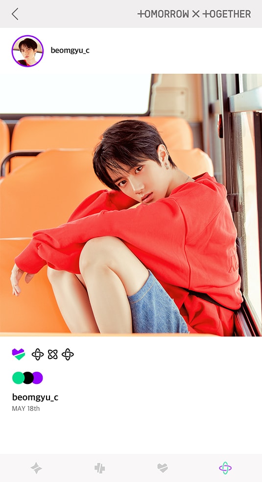 PORT-Beomgyu; Photo of TOMORROW X TOGETHER member BEOMGYU.