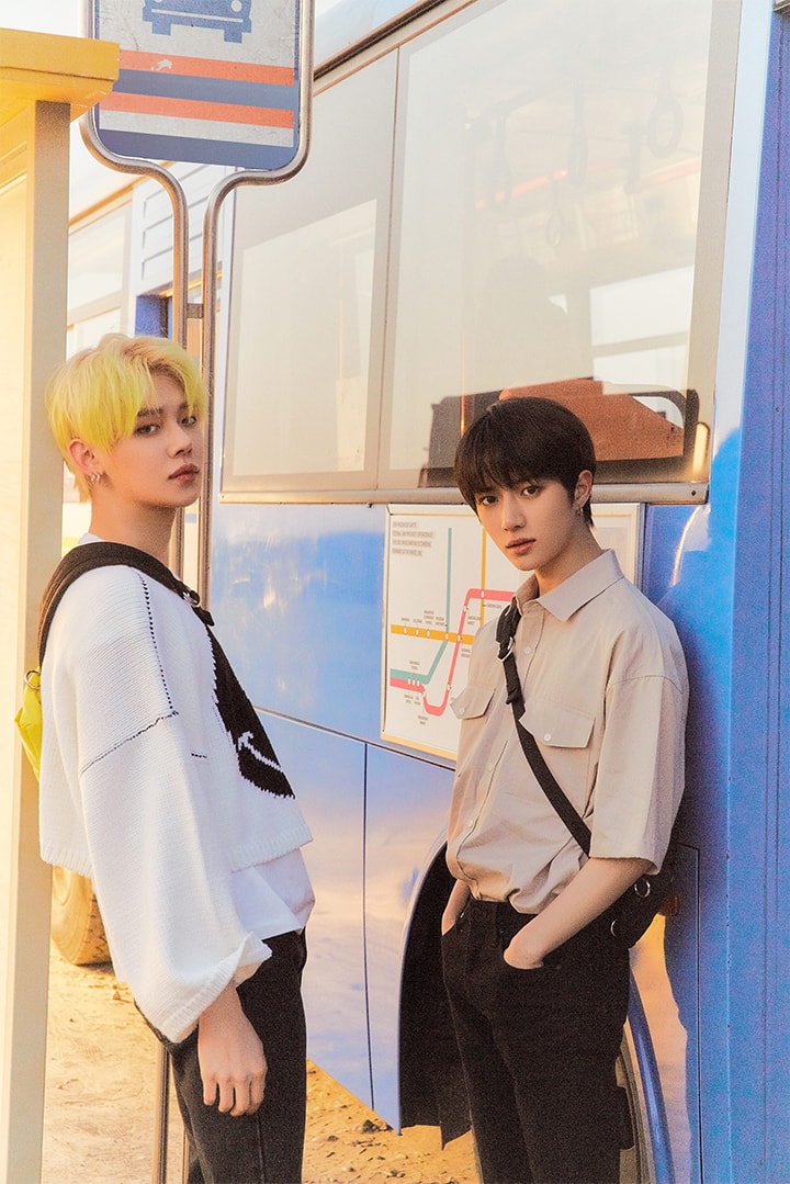PORT-Yeonjun; Photo of TOMORROW X TOGETHER member YEONJUN, BEOMGYU.