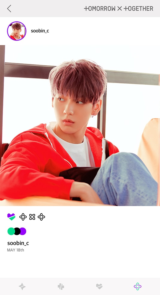 PORT-Soobin; Photo of TOMORROW X TOGETHER member SOOBIN.