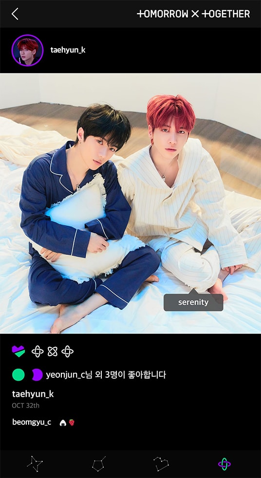 STARBOARD-Taehyun; Photo of TOMORROW X TOGETHER member TAEHYUN, BEOMGYU.