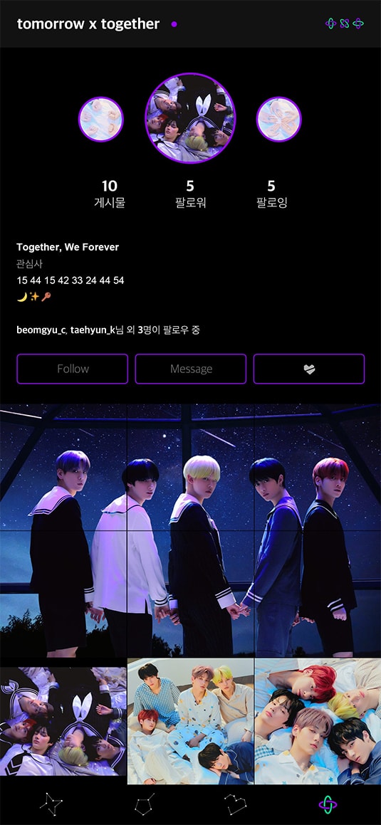 STARBOARD-Group; Photo of TOMORROW X TOGETHER.